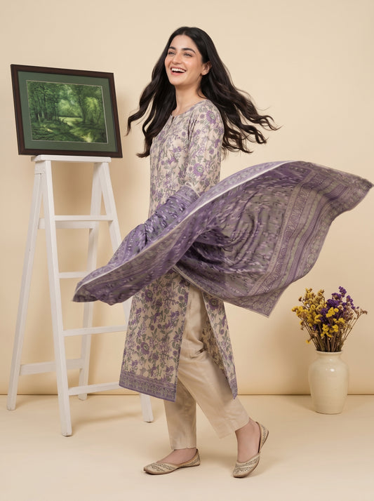 LAVINIA 3pcs Un-Stitched Printed Lawn [D-05]