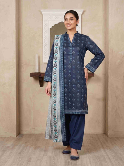 INAYA 3pcs Stitched Printed Lawn [D-5121]