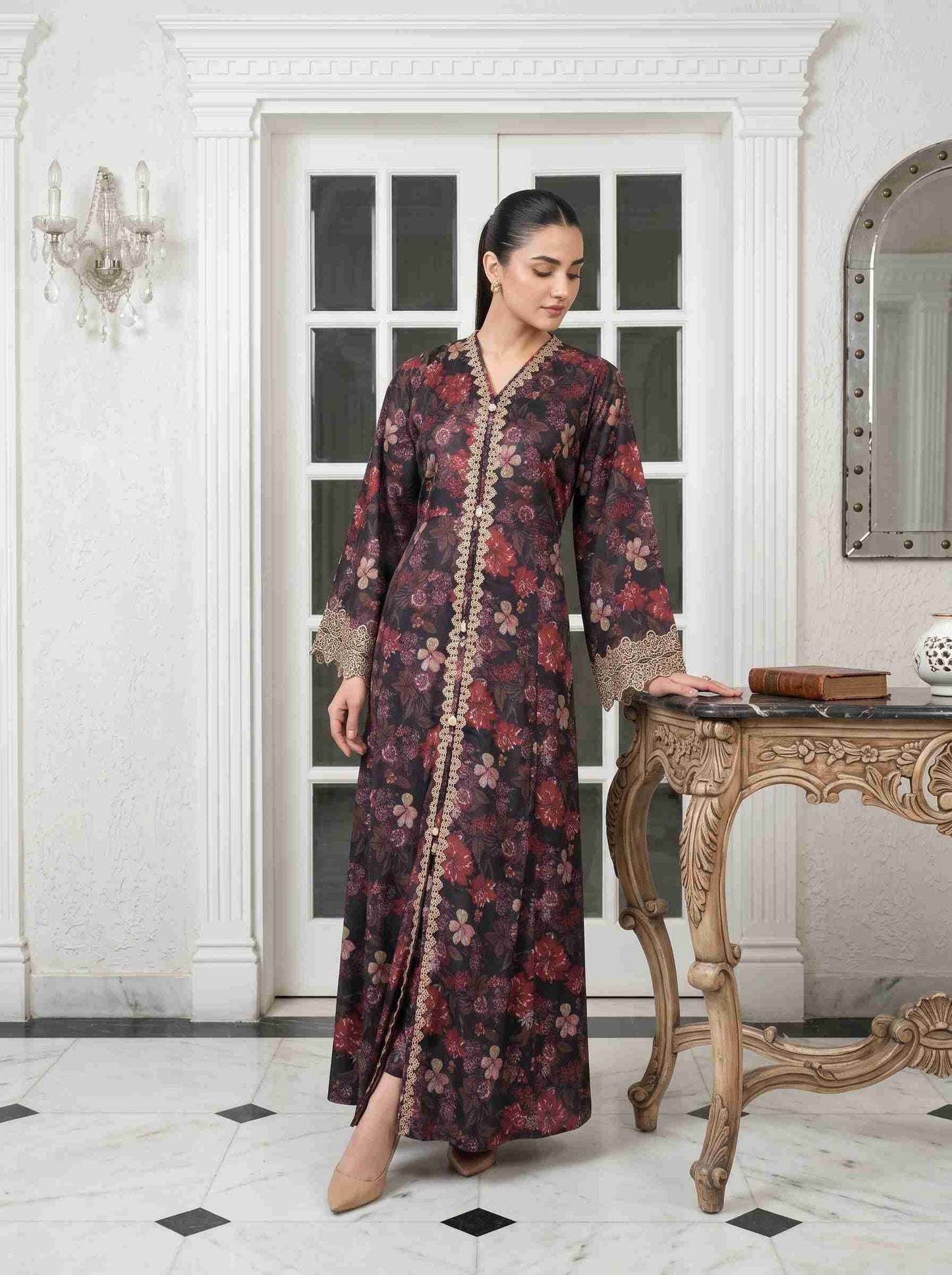 JAHAAN 2pcs Stitched Emb Printed Lawn [D-3887]