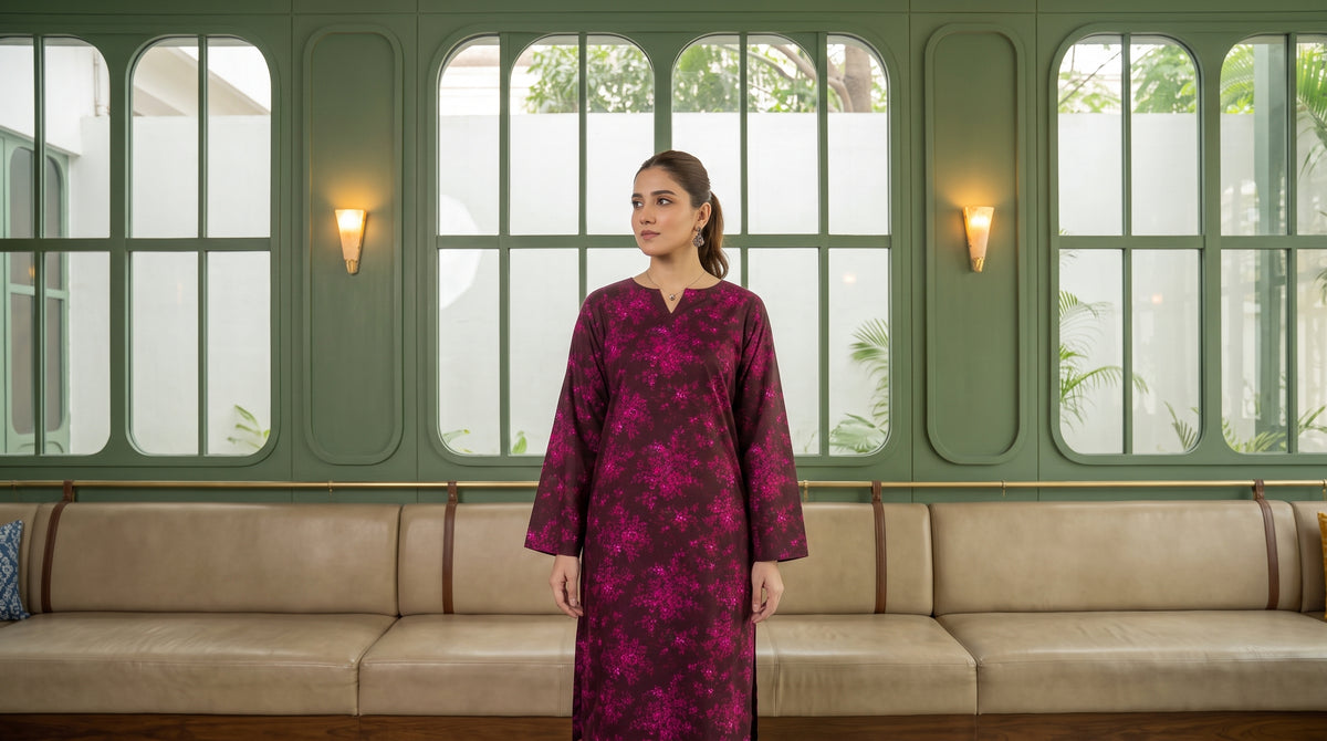 MEHER 2pcs Stitched Printed Staple [D-6068]