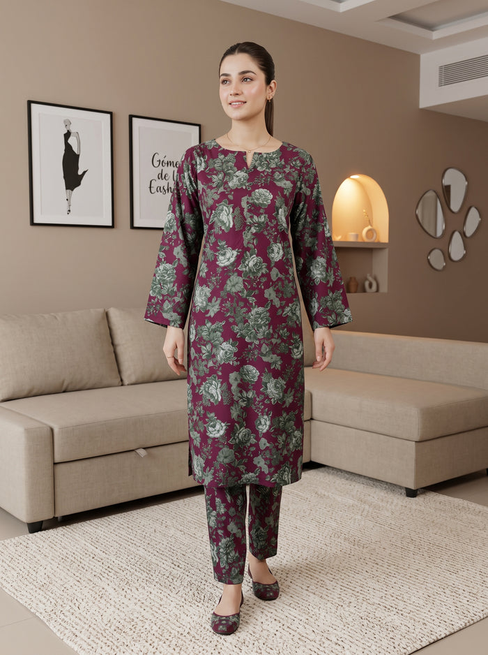 OLVERA 2pcs Stitched Printed Staple [D-6059]