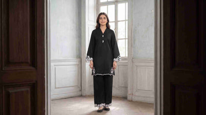 PAIMANA 2pcs Stitched Emb Cotton [D-4414]