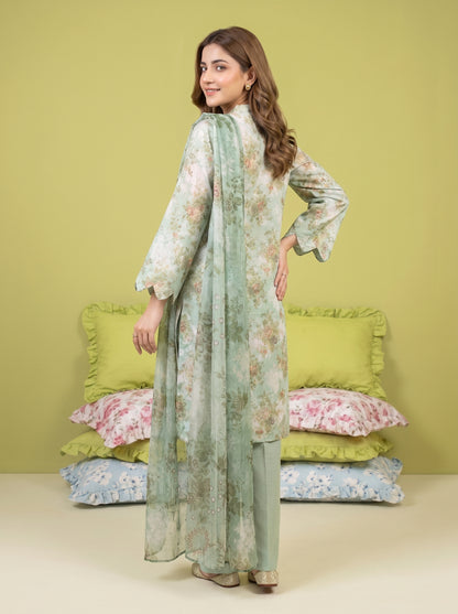 KHOYA 3pcs Un-Stitched Printed Lawn [D-5430]