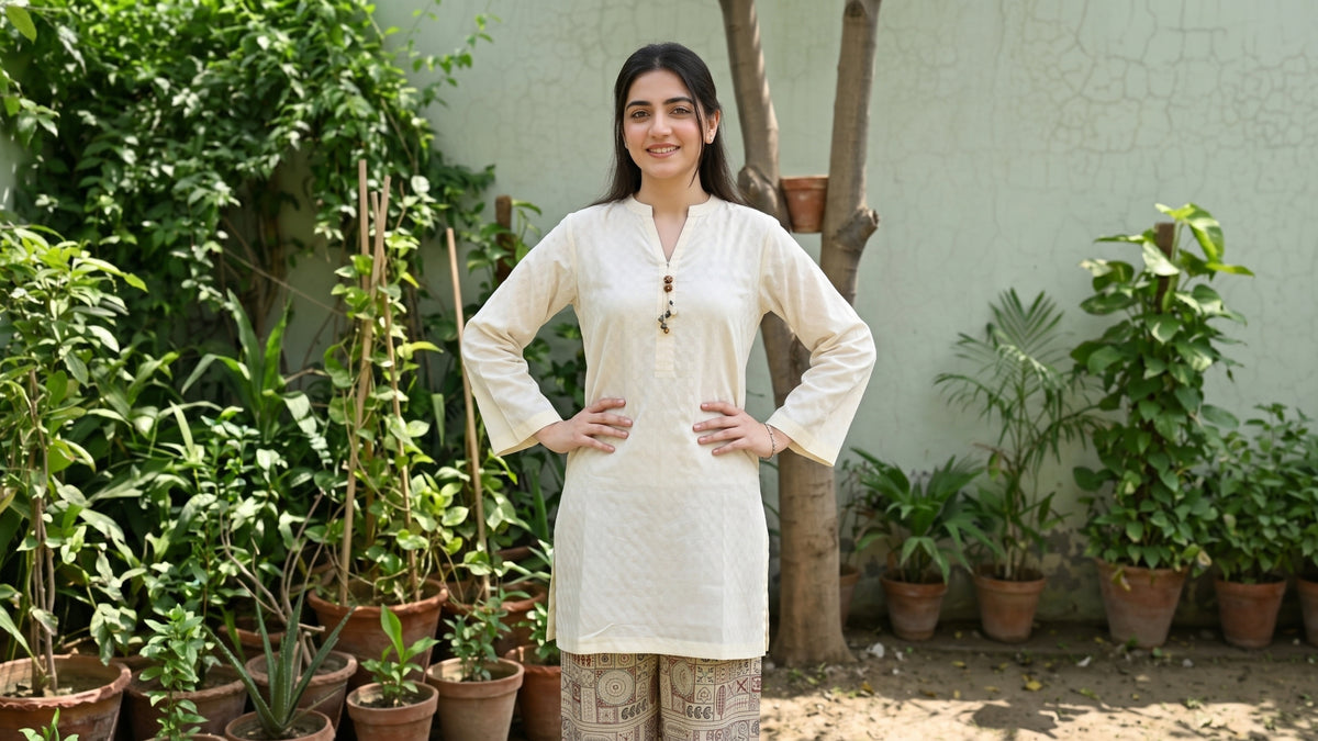 AFSANE 2pcs Stitched Emb Cotton [D-4482]