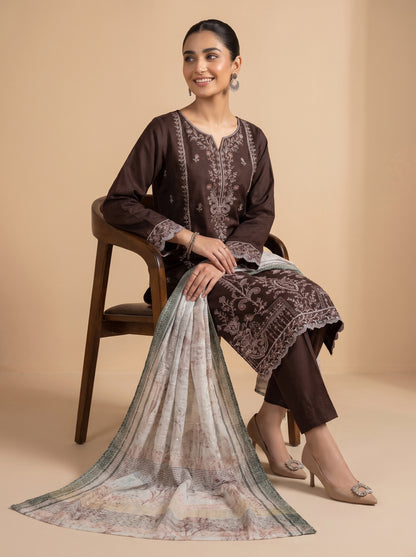 AMAYA 3pcs Un-Stitched Emb Viscose [D-5256]