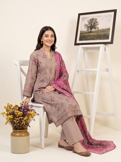 LAVINIA 3pcs Un-Stitched Printed Lawn [D-06]