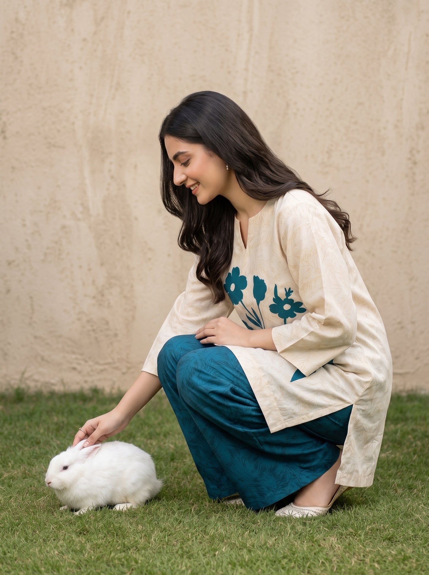 Emaan 2pcs Stitched Printed Crepe [D-4099]
