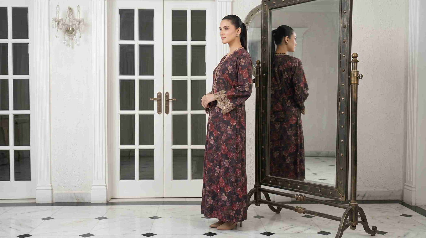 JAHAAN 2pcs Stitched Emb Printed Lawn [D-3887]