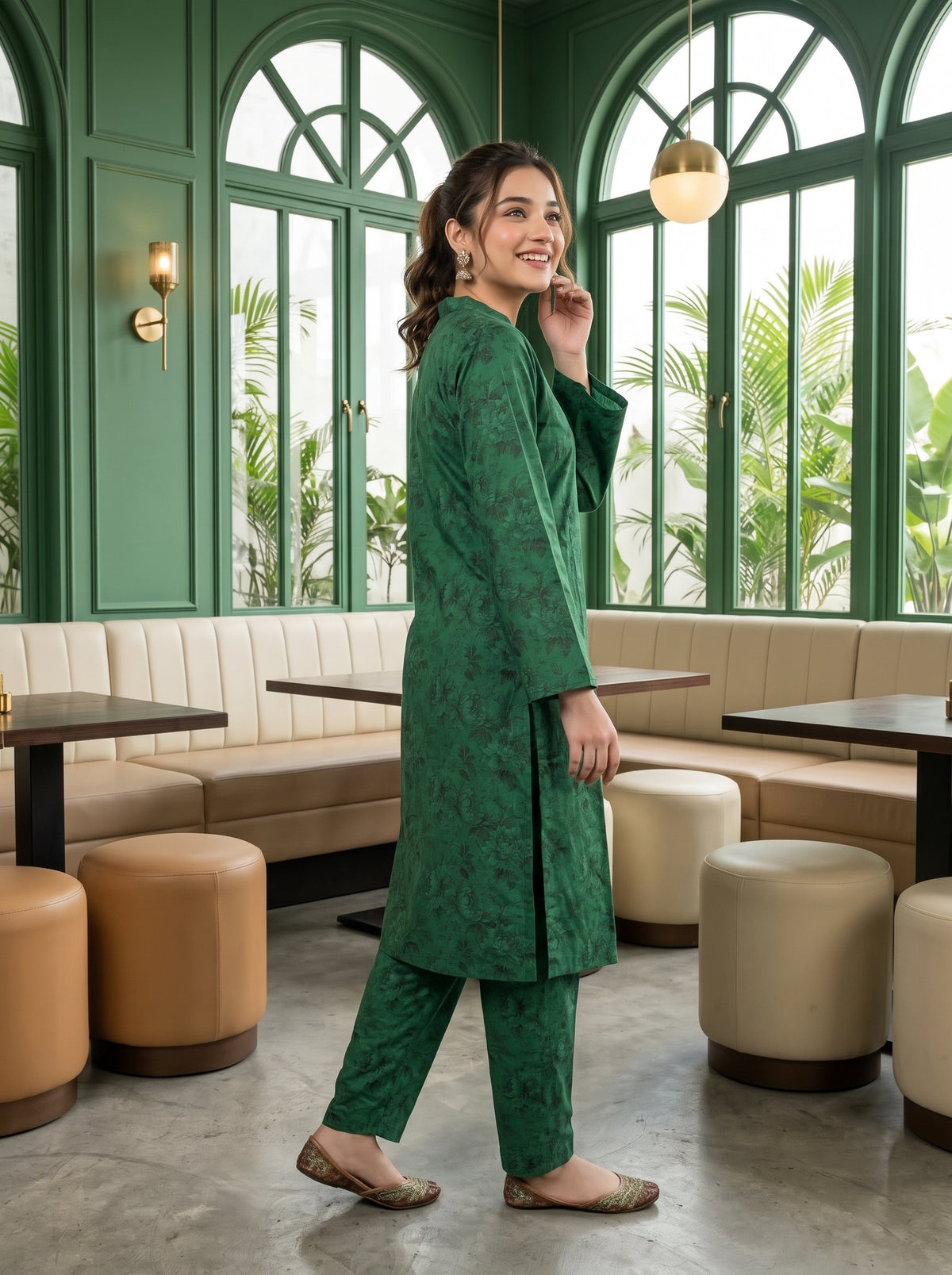 MEHER 2pcs Stitched Printed Staple [D-6067]