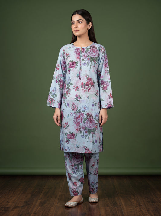 Elyora 2pcs Stitched Printed Cotton [D-4364]
