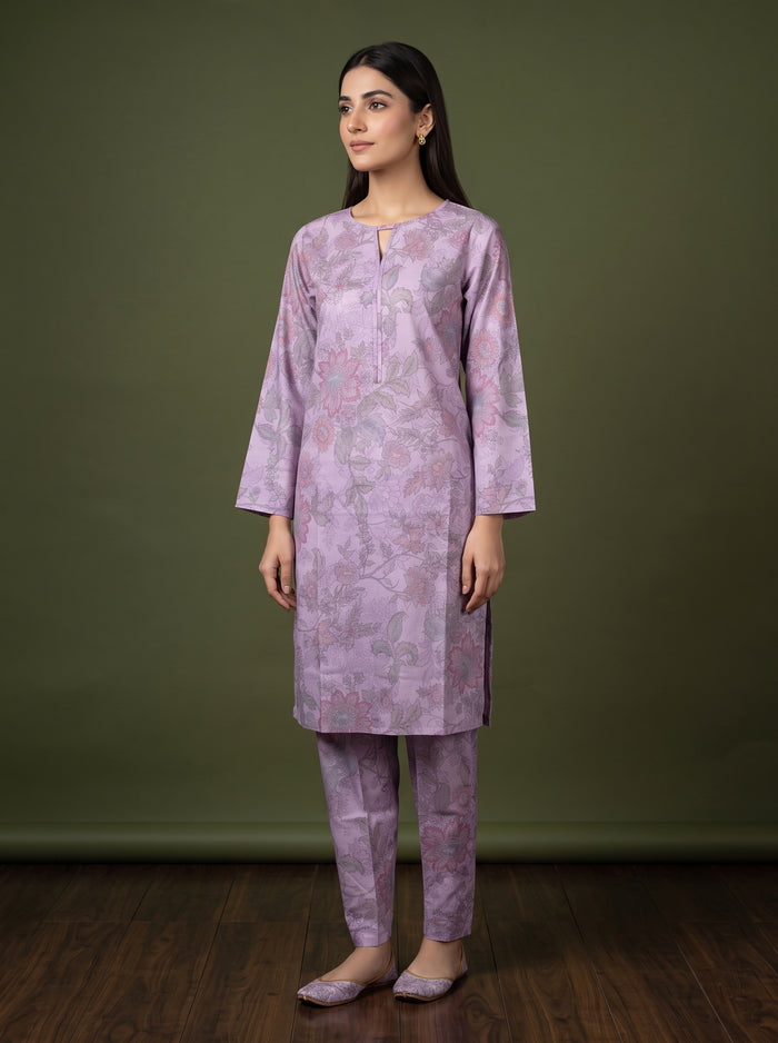 Elyora 2pcs Stitched Printed Cotton [D-4365]