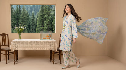 HAYAL V2 Stitched Emb Printed Lawn [D-4524]