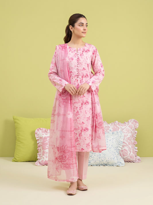 KHOYA 3pcs Un-Stitched Printed Lawn [D-5431]