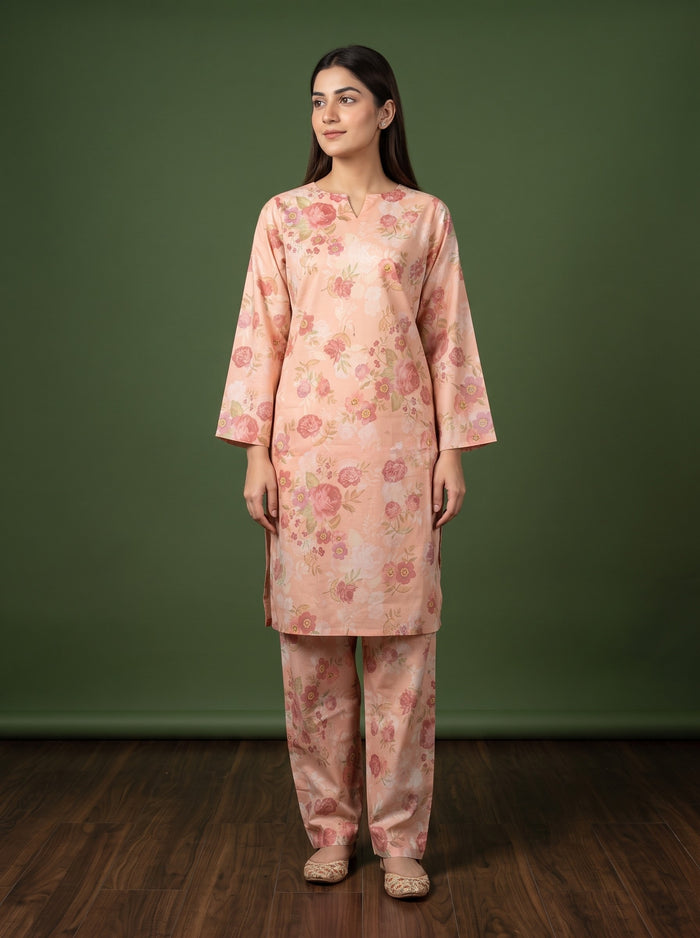 Elyora 2pcs Stitched Printed Cotton [D-4359]