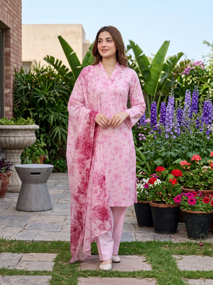 ZARNAB 3pcs Un-Stitched Printed Lawn [D-5438]