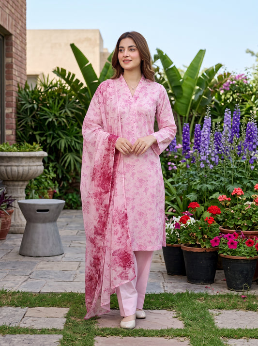 ZARNAB 3pcs Un-Stitched Printed Lawn [D-5438]
