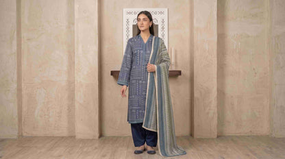 INAYA 3pcs Stitched Printed Lawn [D-5126]