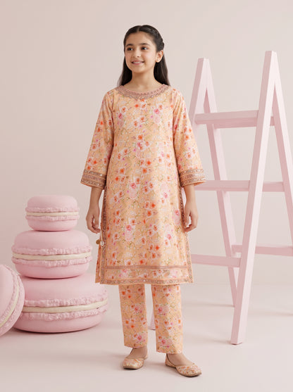 Mini Me 2pcs Stitched Emb Cotton [D-5021]
