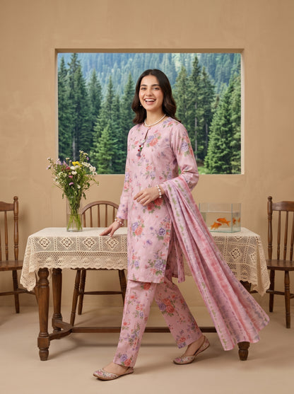 HAYAL V2 Stitched Emb Printed Lawn [D-4527]