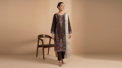 AMAYA 3pcs Un-Stitched Emb Viscose [D-5256]