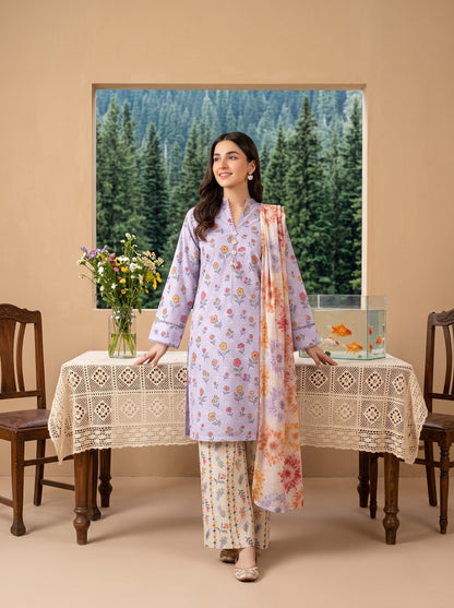 HAYAL V2 Stitched Emb Printed Lawn [D-4522]