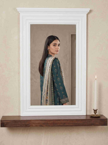 INAYA 3pcs Stitched Printed Lawn [D-5128]