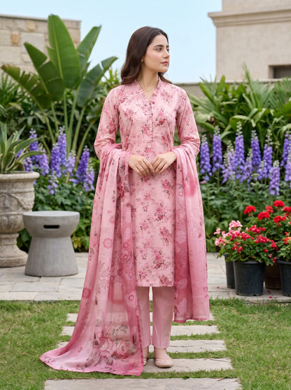 ZARNAB 3pcs Un-Stitched Printed Lawn [D-5441]