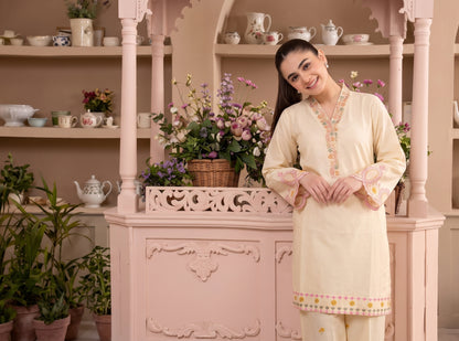 ZAIRE 2pcs Stitched Emb Cotton [D-4983]