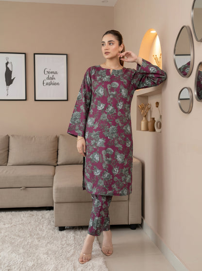 OLVERA 2pcs Stitched Printed Staple [D-6059]