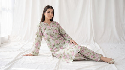 Elyora 2pcs Stitched Printed Cotton [D-4362]