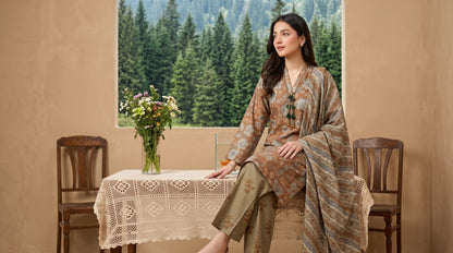 HAYAL V2 Stitched Emb Printed Lawn [D-4521]