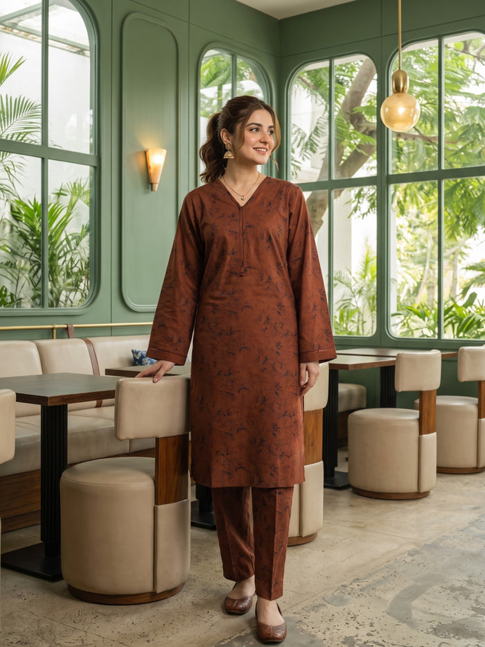 MEHER 2pcs Stitched Printed Staple [D-6062]