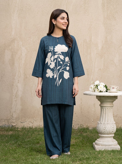 Emaan 2pcs Stitched Printed Crepe [D-4095]