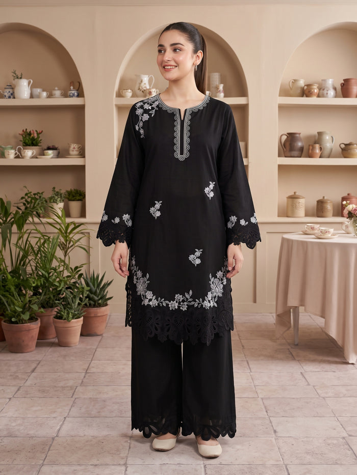 ZAIRE 2pcs Stitched Emb Cotton [D-4982]