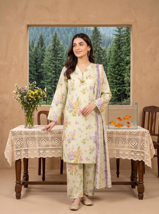 HAYAL V1 Stitched Emb Printed Lawn [D-4518]