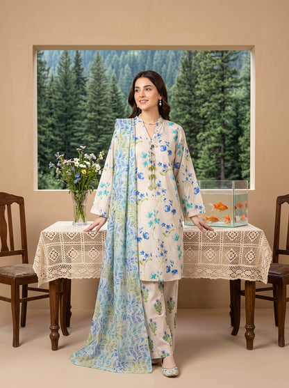 HAYAL V2 Stitched Emb Printed Lawn [D-4524]
