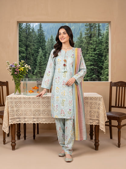 HAYAL V2 Stitched Emb Printed Lawn [D-4525]