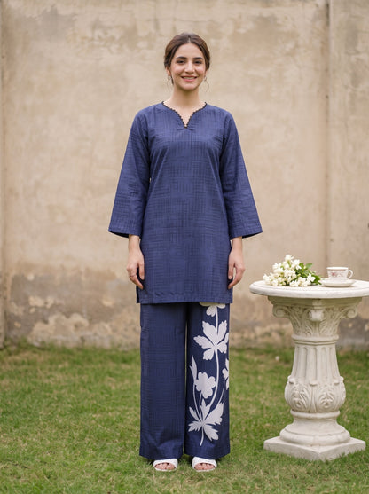 Emaan 2pcs Stitched Printed Crepe [D-4386]