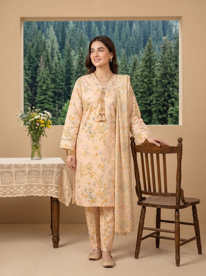 HAYAL V2 Stitched Emb Printed Lawn [D-4523]