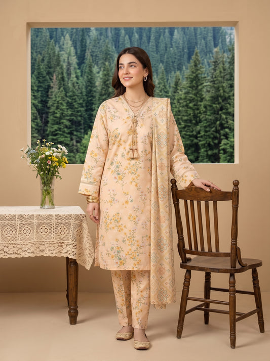 HAYAL V2 Stitched Emb Printed Lawn [D-4523]