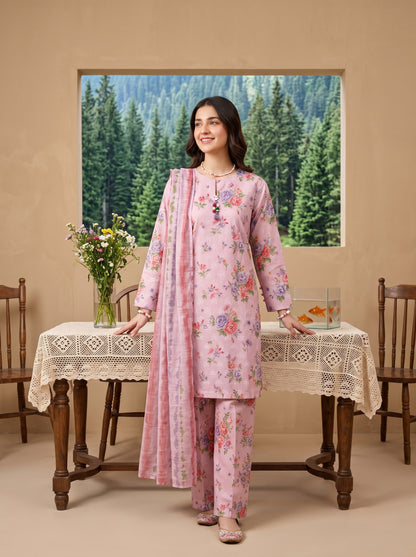 HAYAL V2 Stitched Emb Printed Lawn [D-4527]