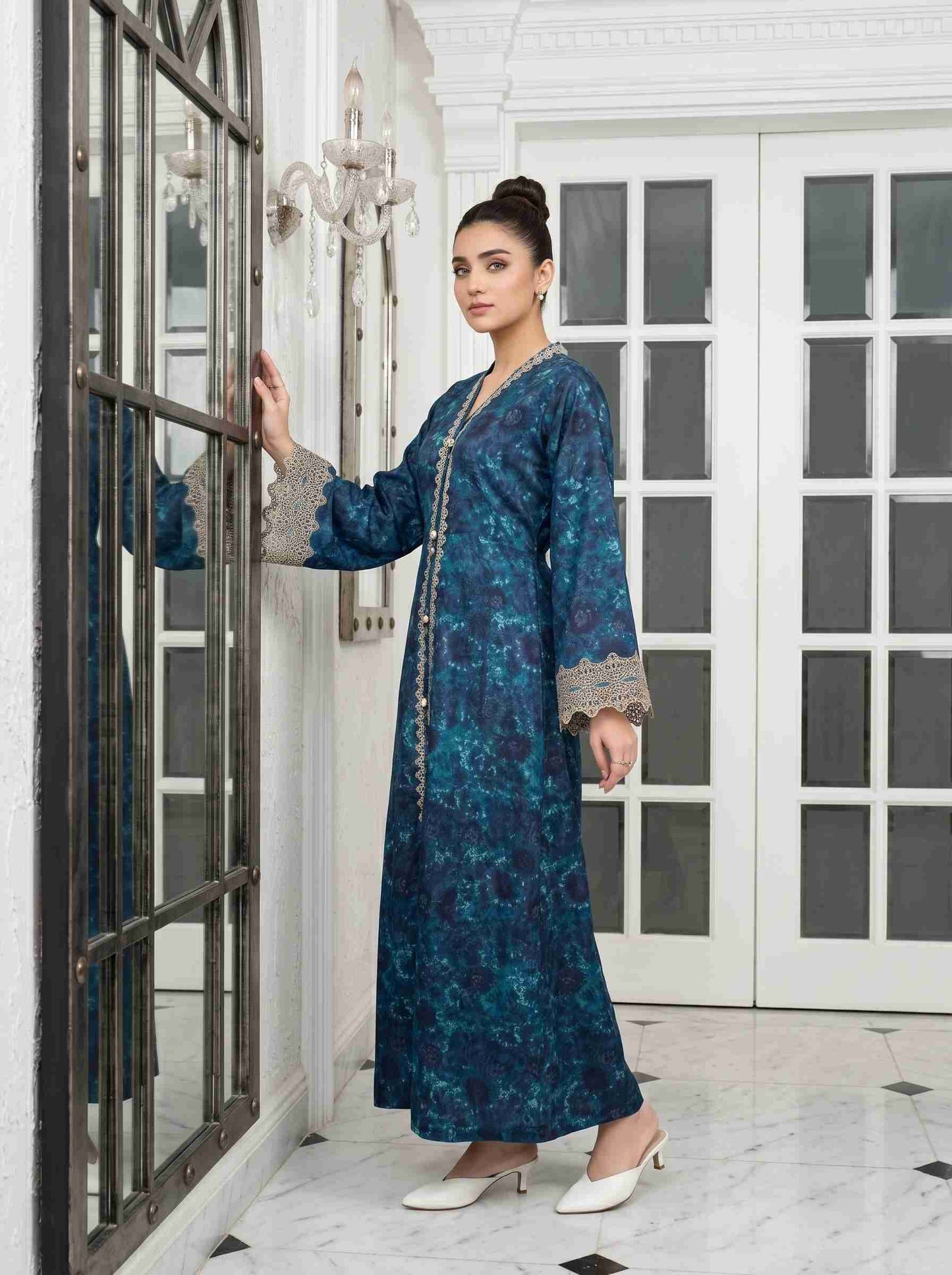 JAHAAN 2pcs Stitched Emb Printed Lawn [D-3888]