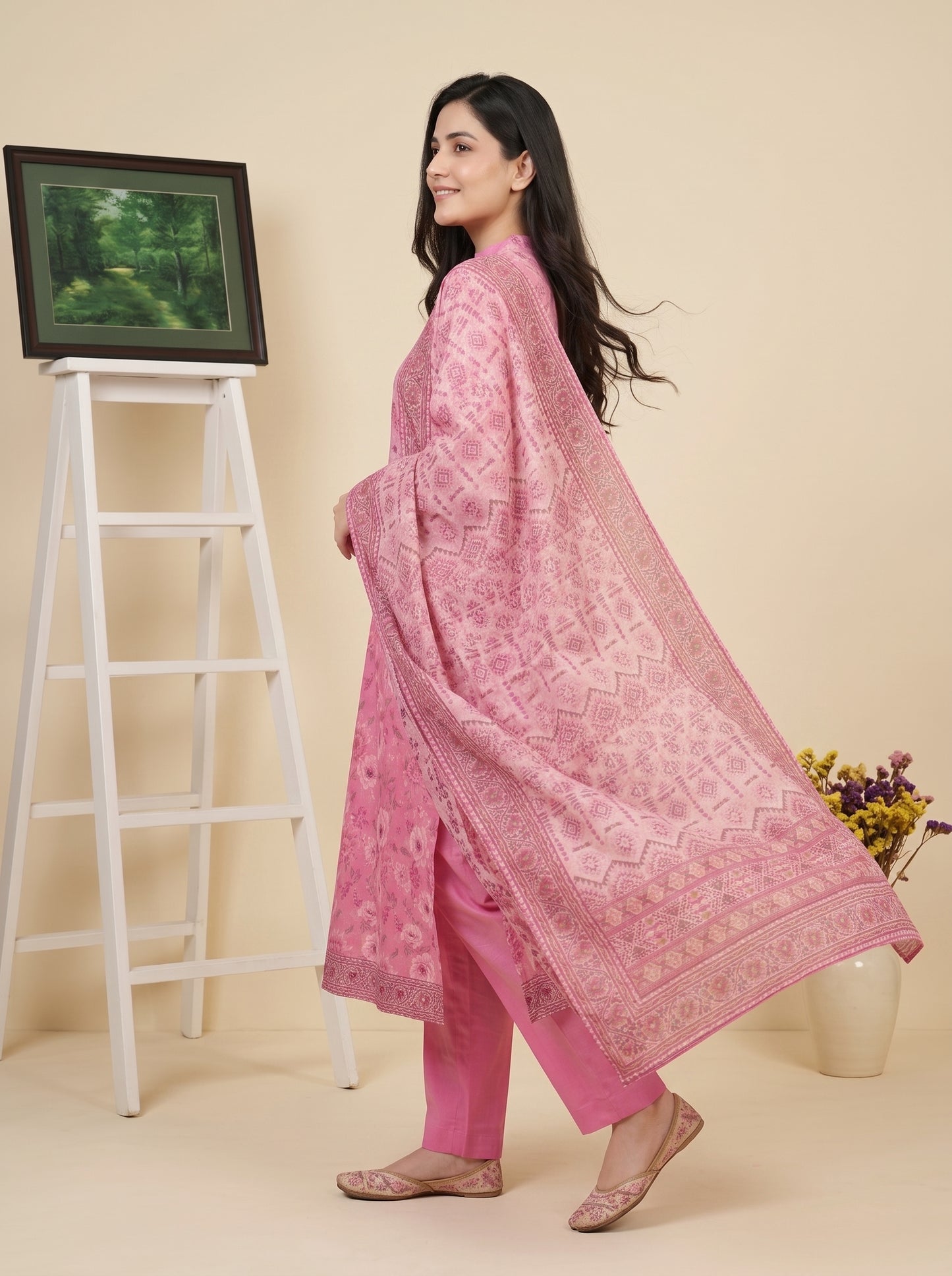 LAVINIA 3pcs Un-Stitched Printed Lawn [D-09]