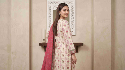 INAYA 3pcs Stitched Printed Lawn [D-5127]