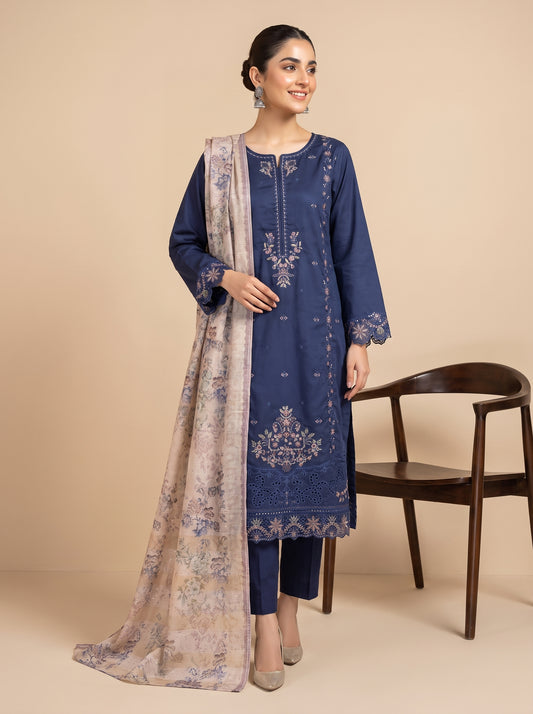 AMAYA 3pcs Un-Stitched Emb Viscose [D-5253]