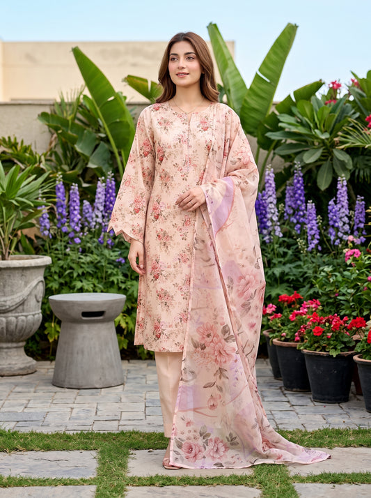 ZARNAB 3pcs Un-Stitched Printed Lawn [D-5439]