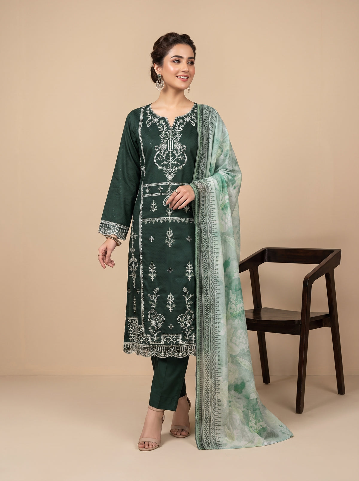 AMAYA 3pcs Un-Stitched Emb Viscose [D-5250]