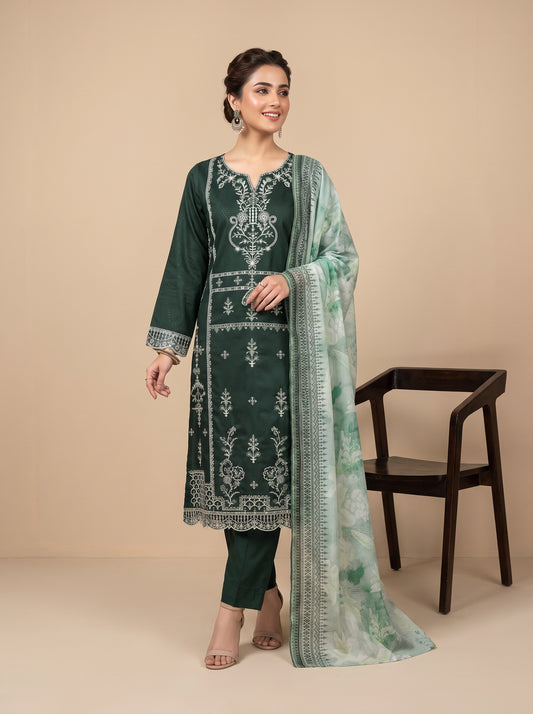 AMAYA 3pcs Un-Stitched Emb Viscose [D-5250]