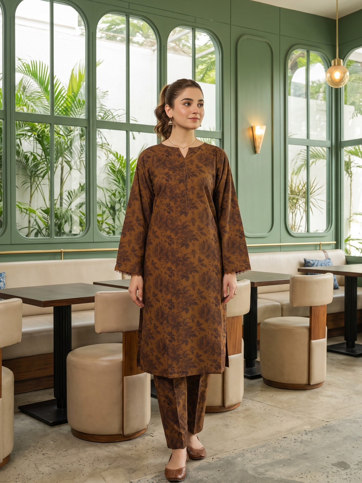 MEHER 2pcs Stitched Printed Staple [D-6064]