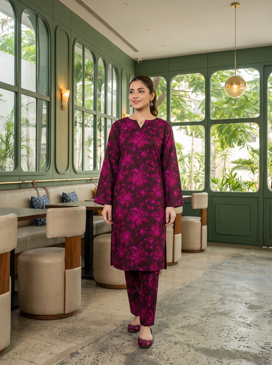 MEHER 2pcs Stitched Printed Staple [D-6068]